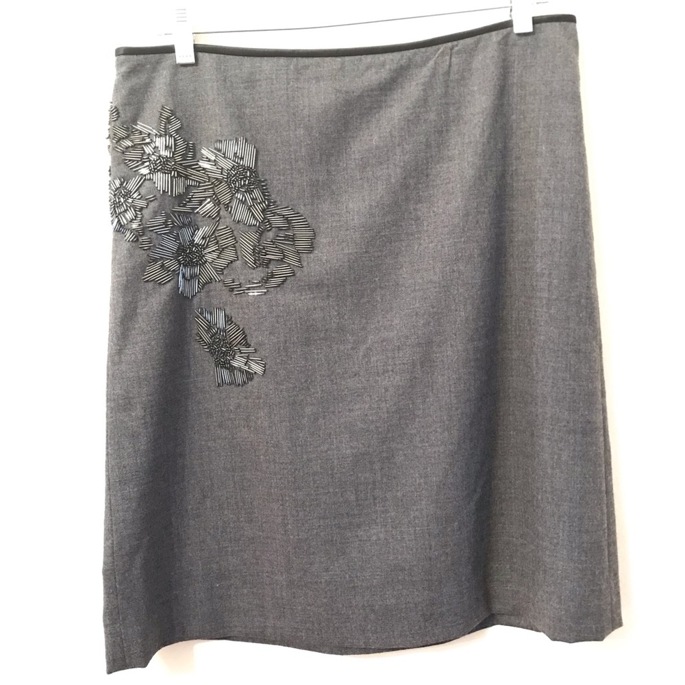 Dkny Beaded Embellished Skirt